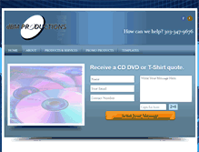 Tablet Screenshot of dbmproductions.com